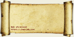 Isidora Penezić vizit kartica